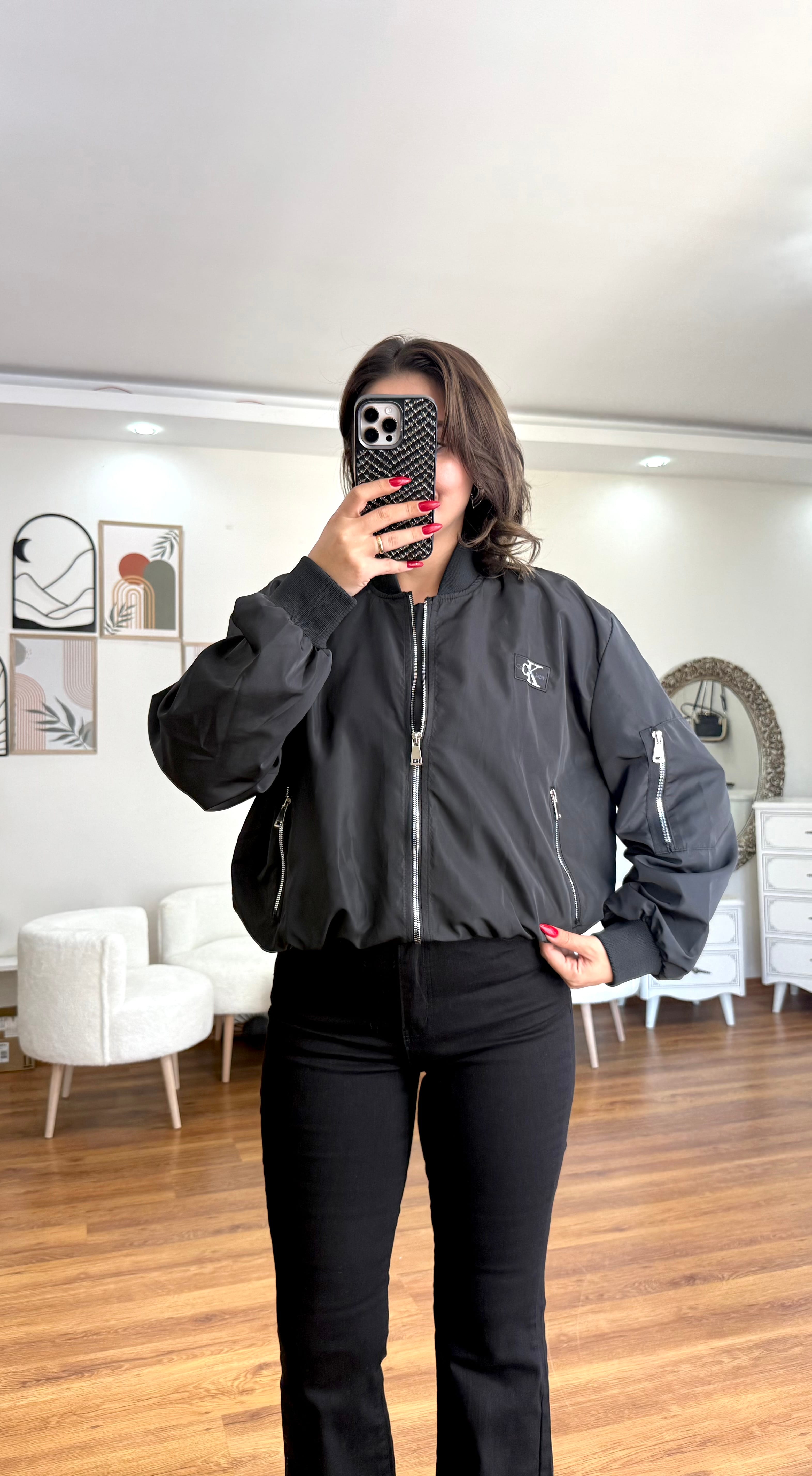 Ck Orj Marka Bomber Ceket ( kartlı etiketli )