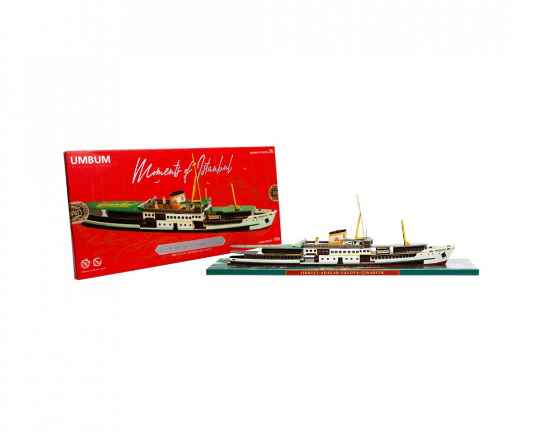 UMBUM Fenerbahçe Feribotu 3D Karton Puzzle Yapboz