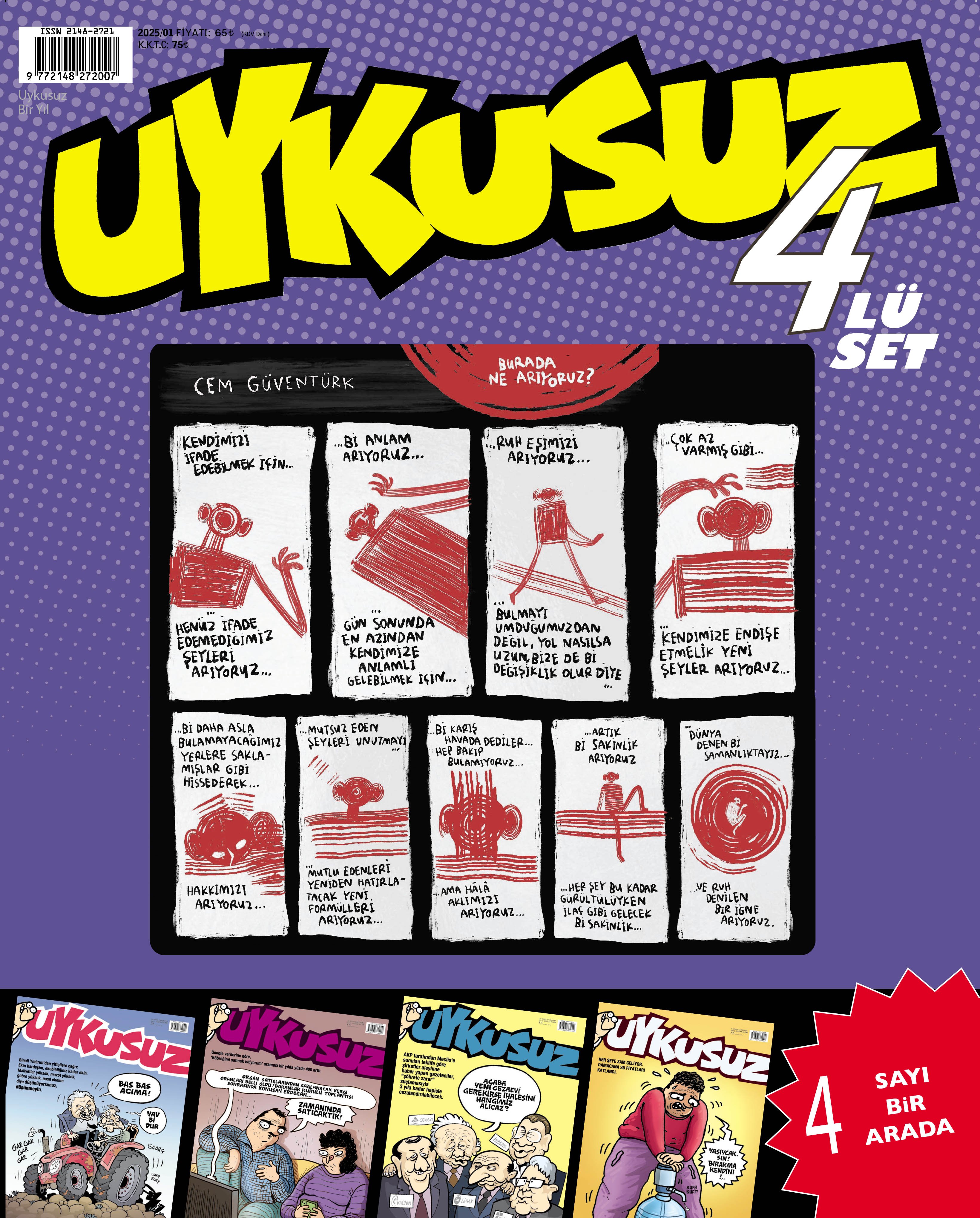 uykusuz 4lü set