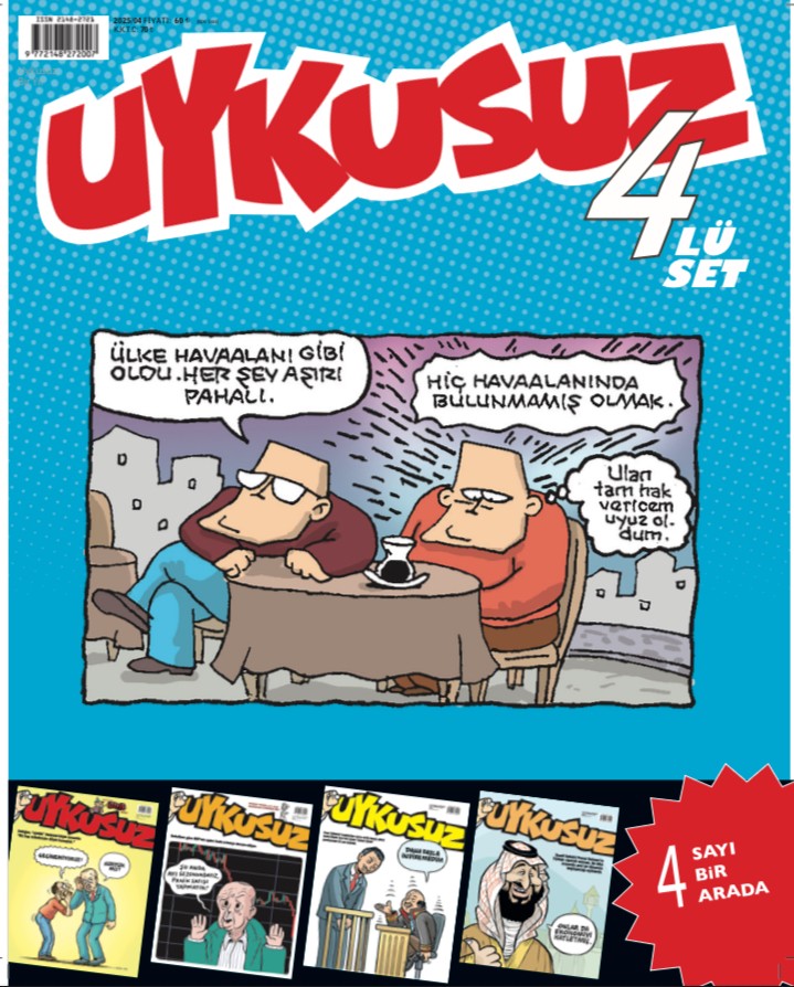 Uykusuz 4lü Set (769-770-771-772) 2022 Yılında Yayınlanan Haftalık Sayılar