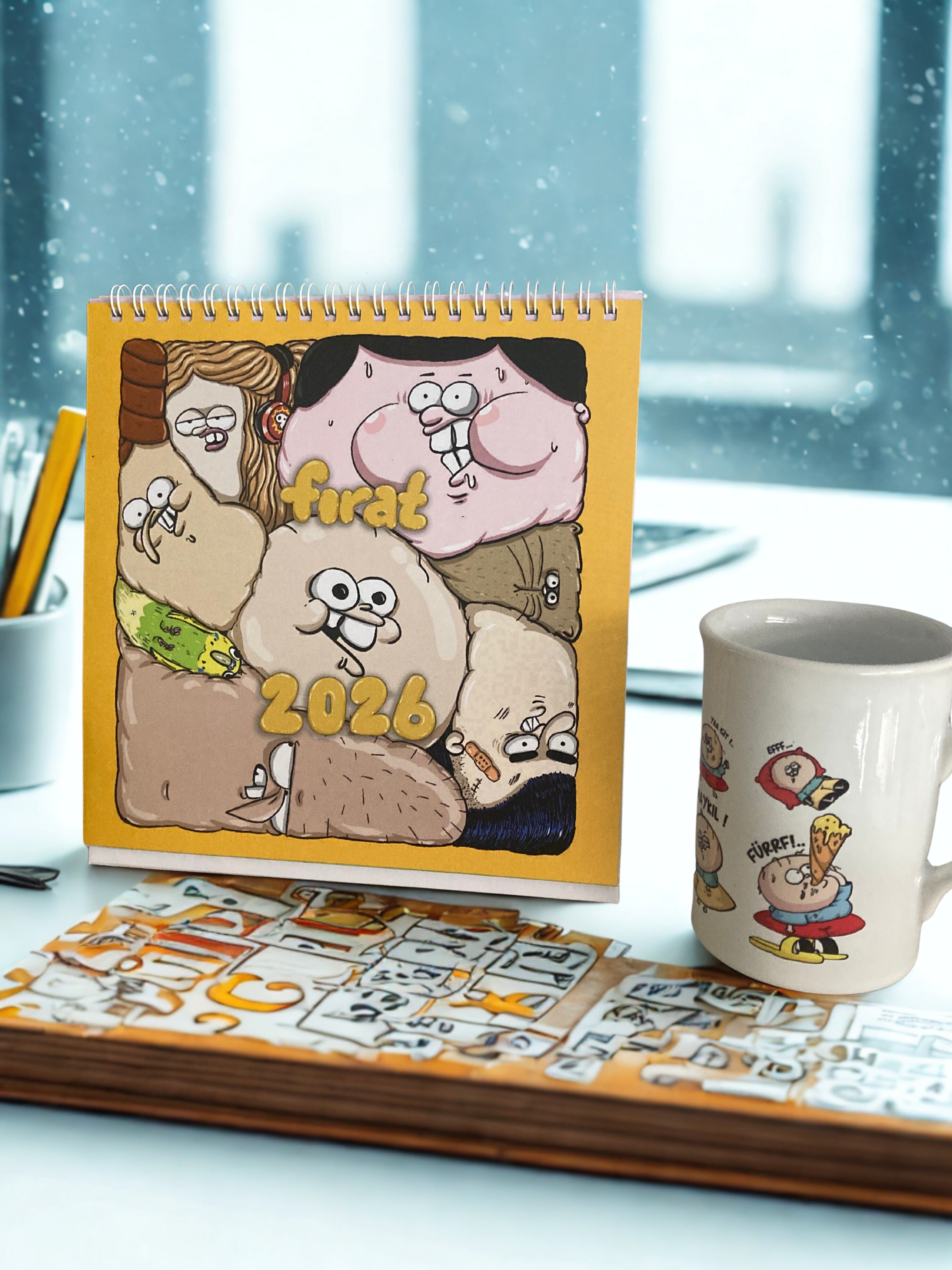  Aylık Fırat Masa Takvimi