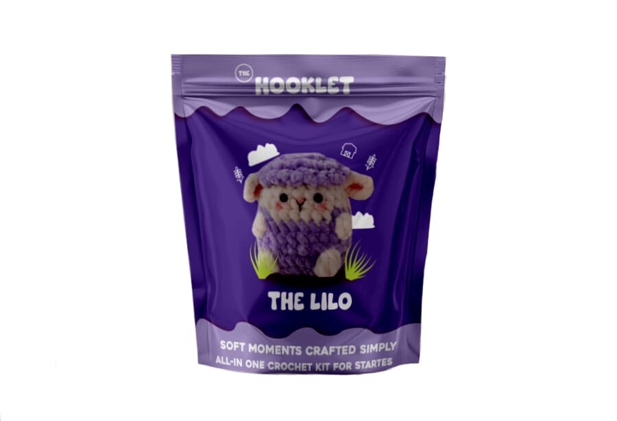 The Hooklet The Lilo, Amigurumi Tığ Kiti, Tığ işi Amigurumi, Amigurumi Örgü Seti, Örgü Kiti