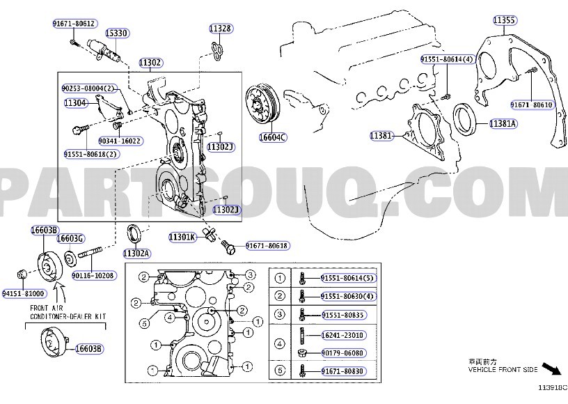TOYOTA YARIS TRİGER KAPAĞI 2005-2011 113100J021 ORİJİNAL