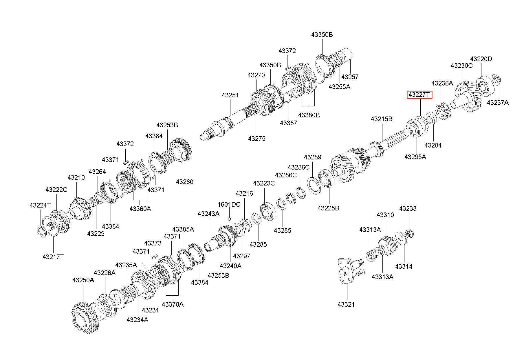 HYUNDAI H-100 RAKOR 2004-2019 432274A020 ORİJİNAL
