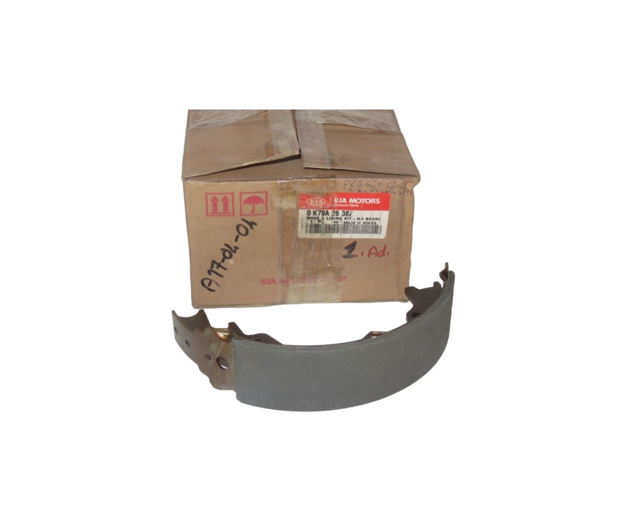 KIA PREGIO ARKA FREN BALATASI 2000-2005 0K79A2638Z ORİJİNAL