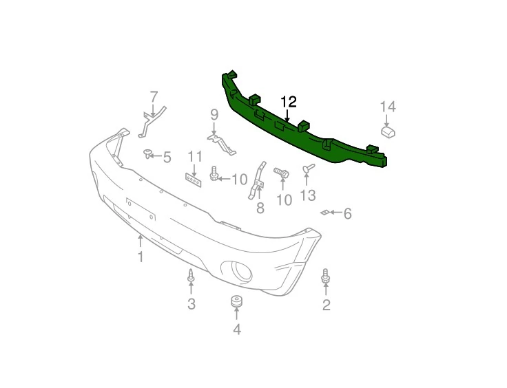 SUZUKI GRAND VITARA XL-7 ÖN TAMPON DARBE EMİCİ 2001-2006 71721