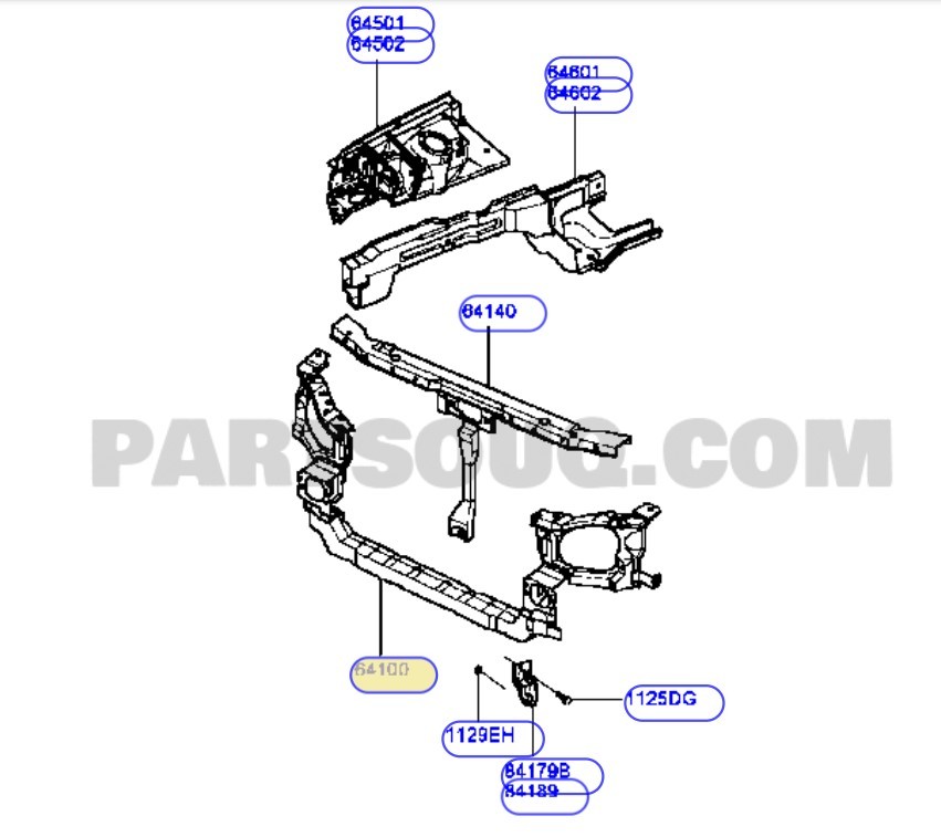 HYUNDAI SONATA ÖN PANEL 1998-2001 6410038110 ORİJİNAL