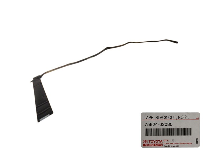 TOYOTA COROLLA HB ARKA SOL KAPI ÇERÇEVE BANDI 2001-2007 7592402080 ORİJİNAL