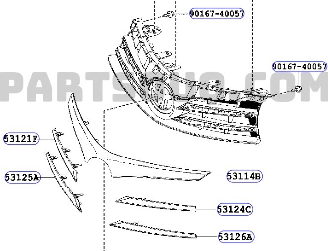 TOYOTA COROLLA ÖN PANJUR 2013-2019 5310002690 ORİJİNAL