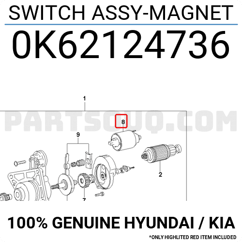 KIA CERES K2400 MARS PİSTONU 1996-2000 0K6212473 ORİJİNAL