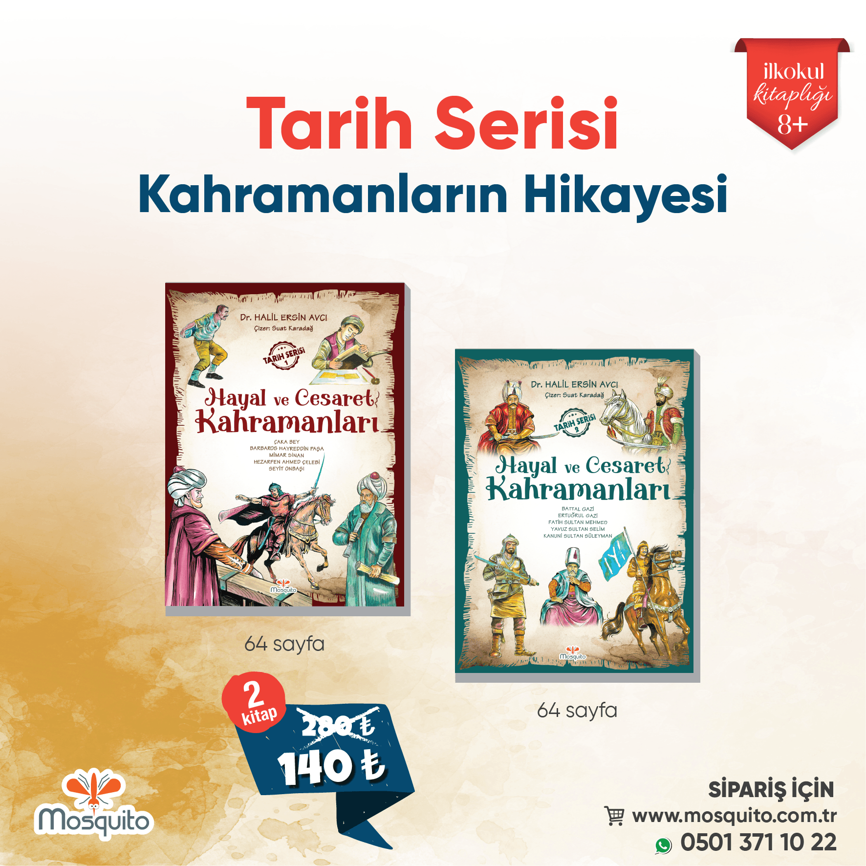 Hayal ve Cesaret Kahramanları Seti (2 Kitap)