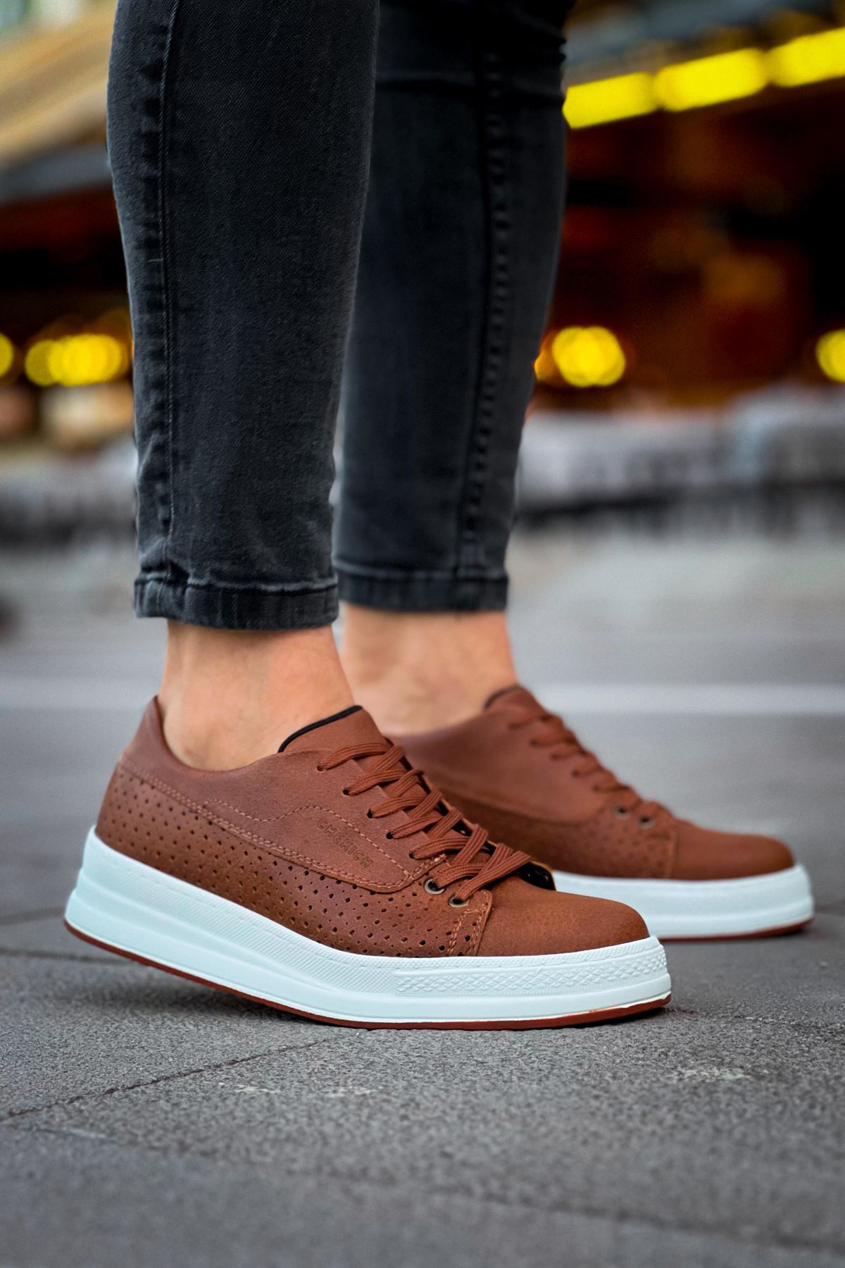 CH043 CBT Cowien Erkek Ayakkabi TABA