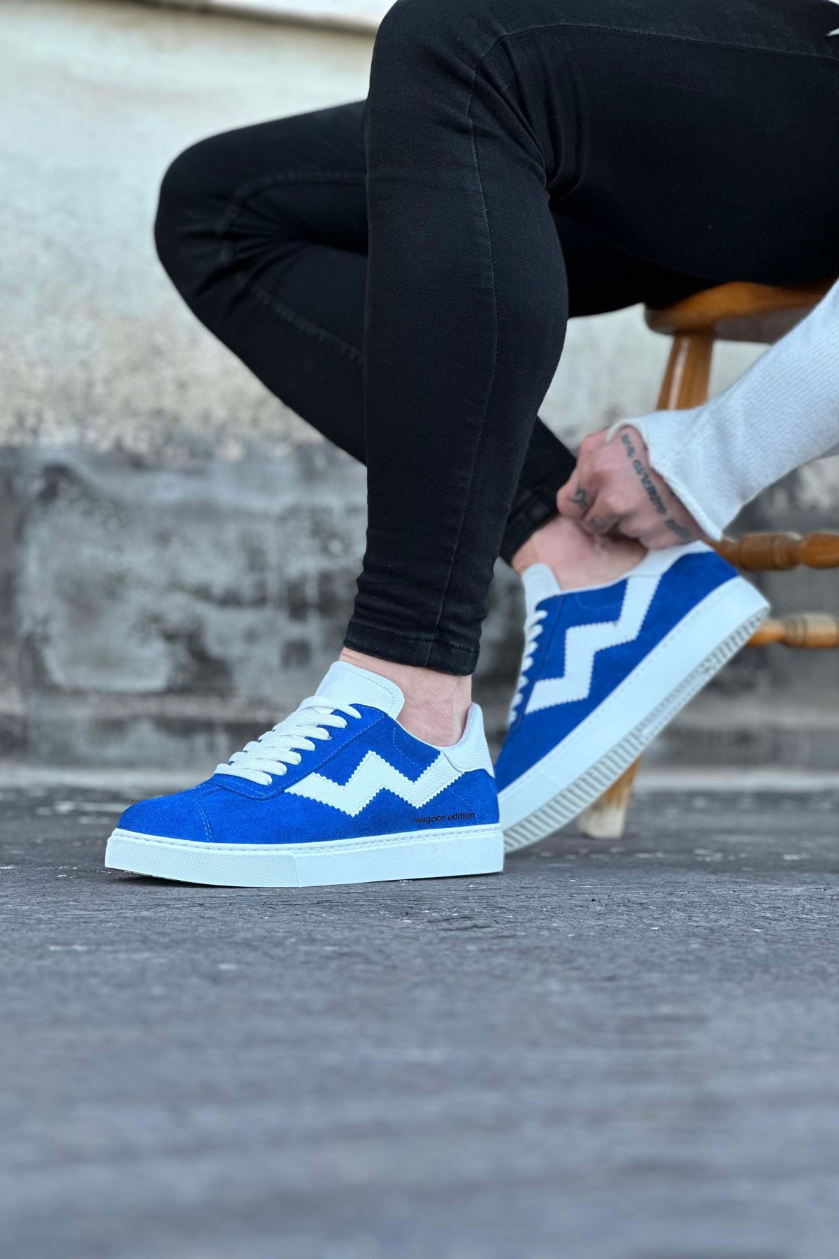 Wagoon WG160 Mavi Erkek Casual Ayakkabı