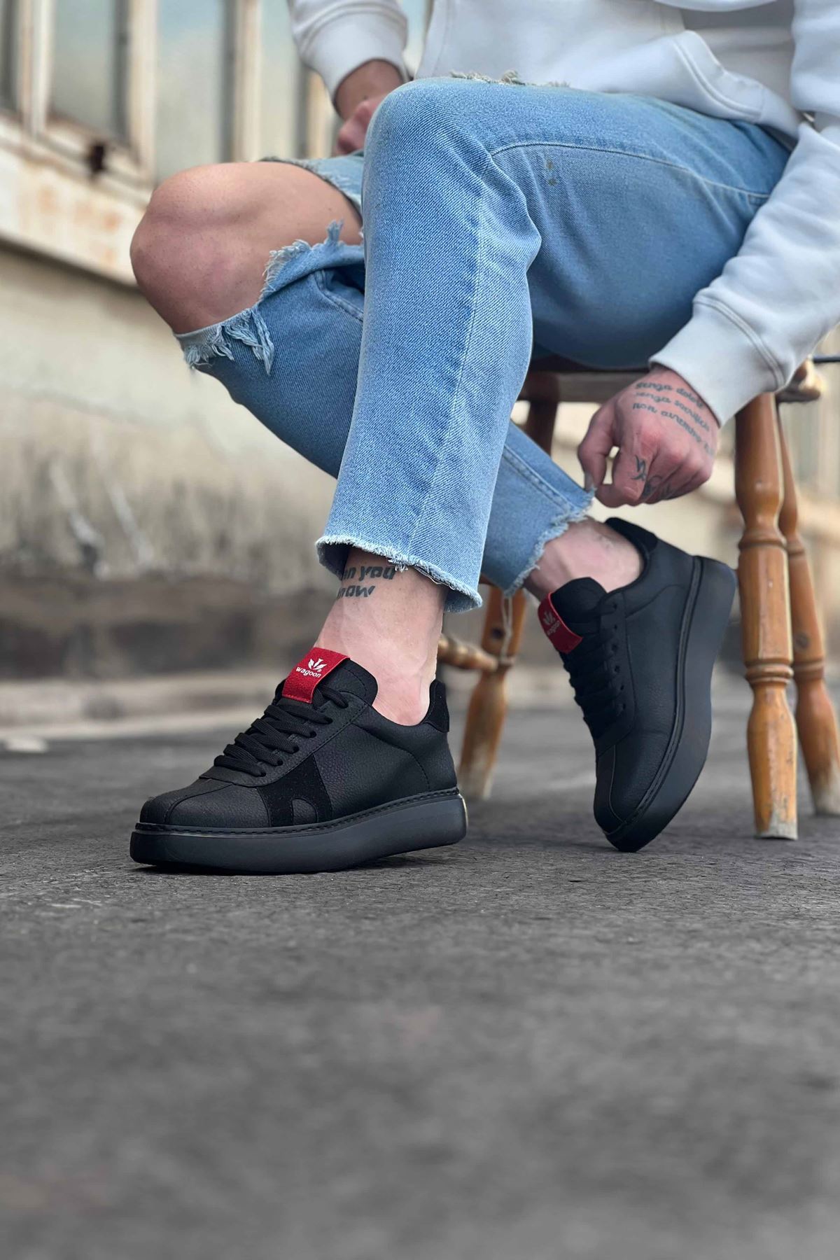 Wagoon WG040 Kömür Erkek Casual Ayakkabı