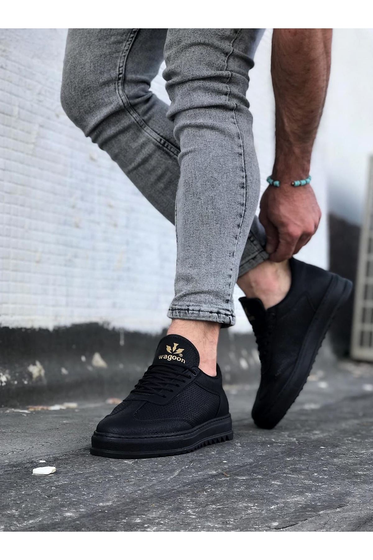 Wagoon WG022 Kömür Erkek Casual Ayakkabı