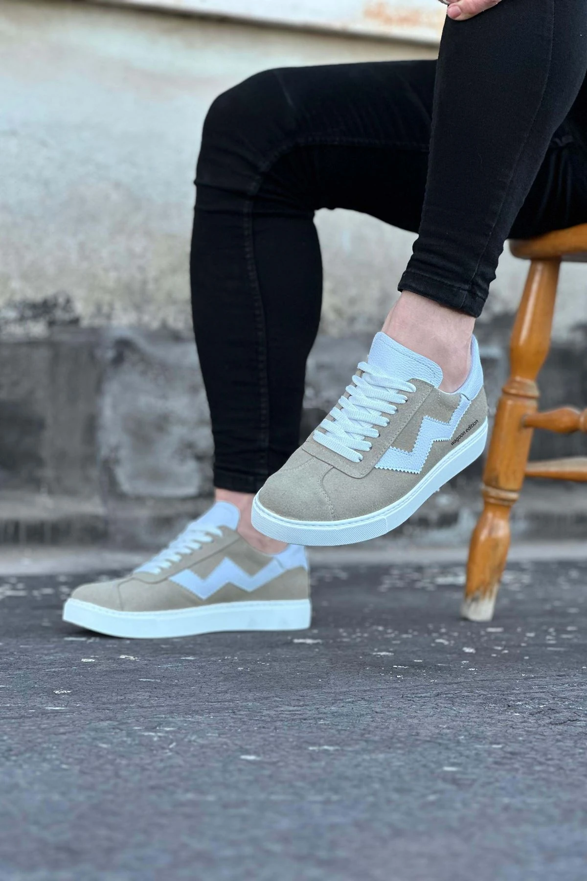 Wagoon WG160 Bej Erkek Casual Ayakkabı