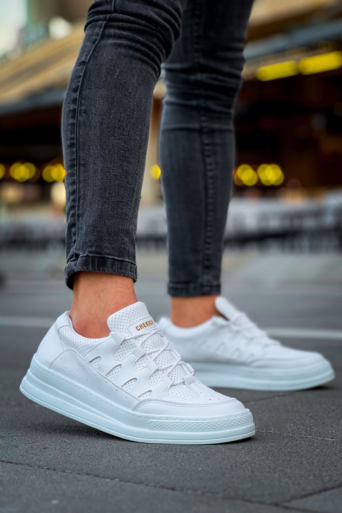 CH040 CBT C-Rey Erkek Ayakkabı BEYAZ