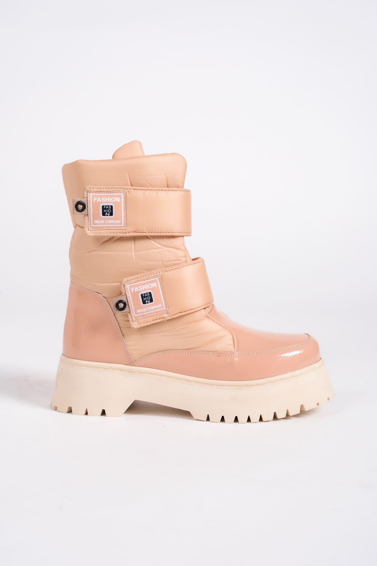 ELISA Cırt Cırtlı  Paraşüt Kumaş Rugan Kadın Bot TT - Ten