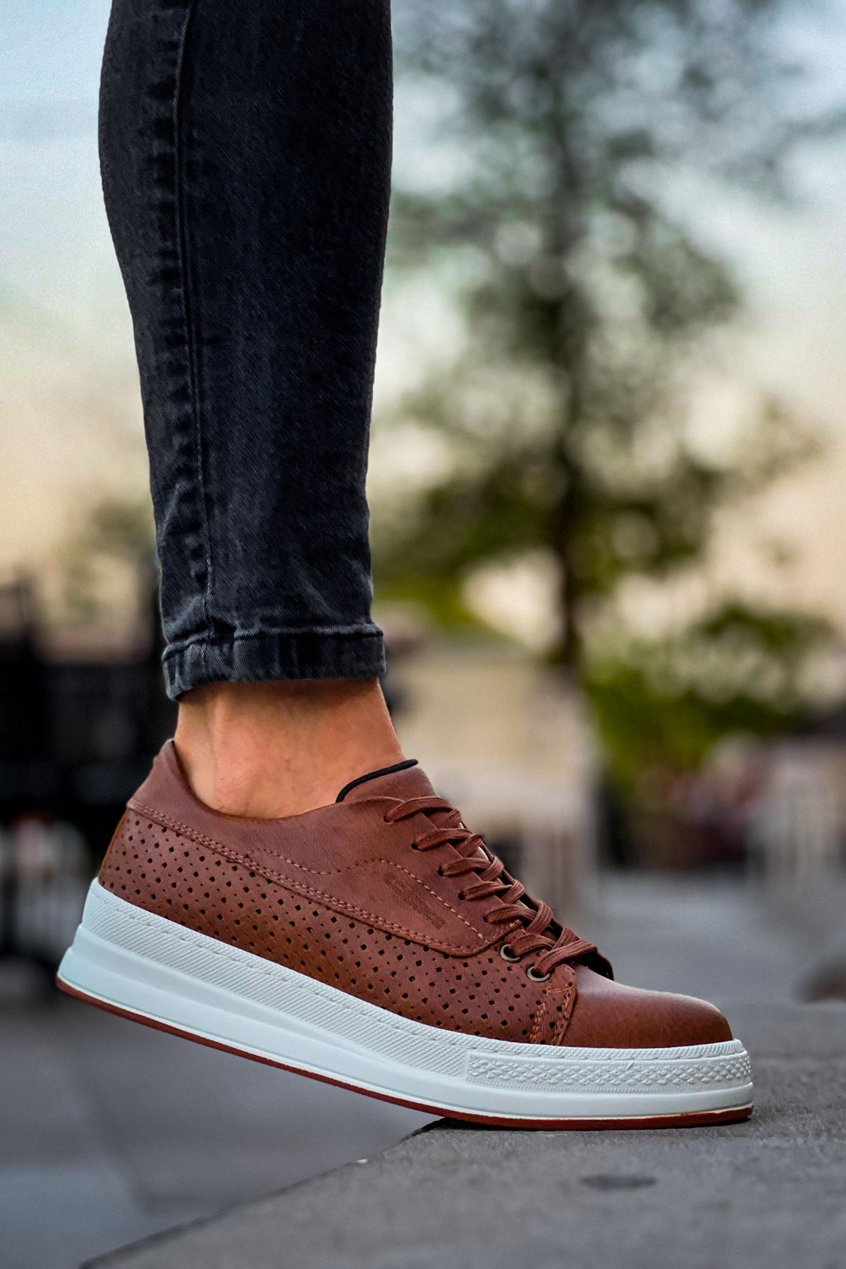 CH043 CBT Cowien Erkek Ayakkabi TABA