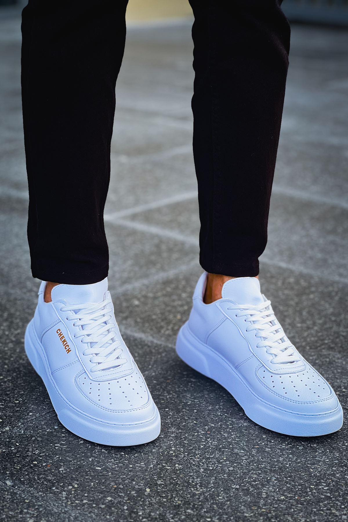 CH087 CBT Kenton Erkek Ayakkabı BEYAZ / BEYAZ