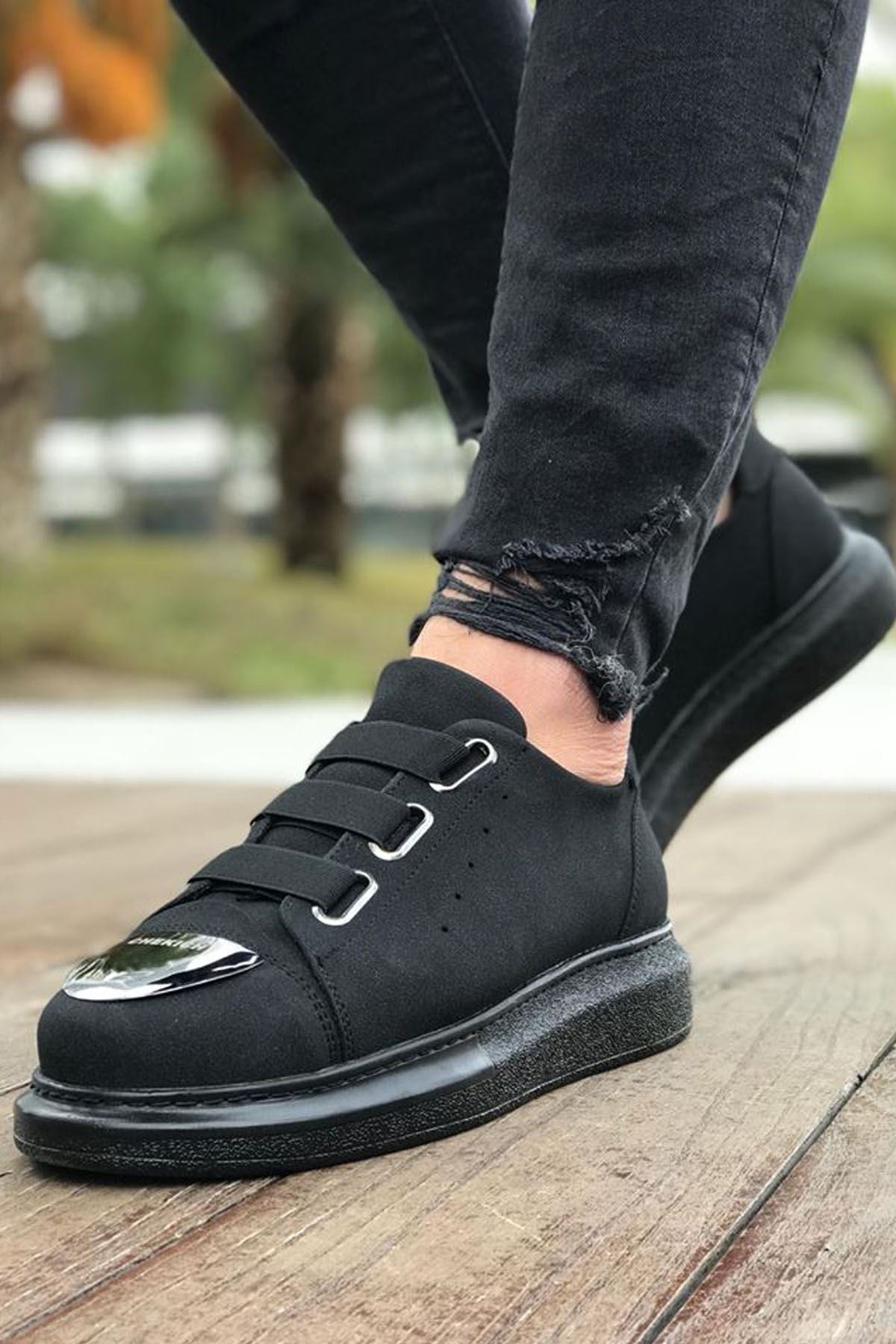 CH251 - SST Mirror Suede Erkek Ayakkabı SIYAH