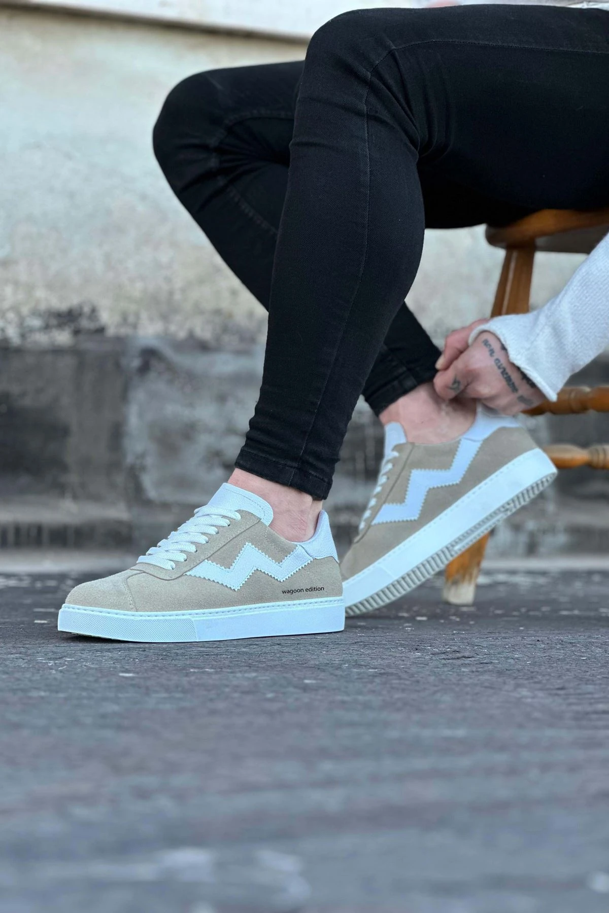 Wagoon WG160 Bej Erkek Casual Ayakkabı