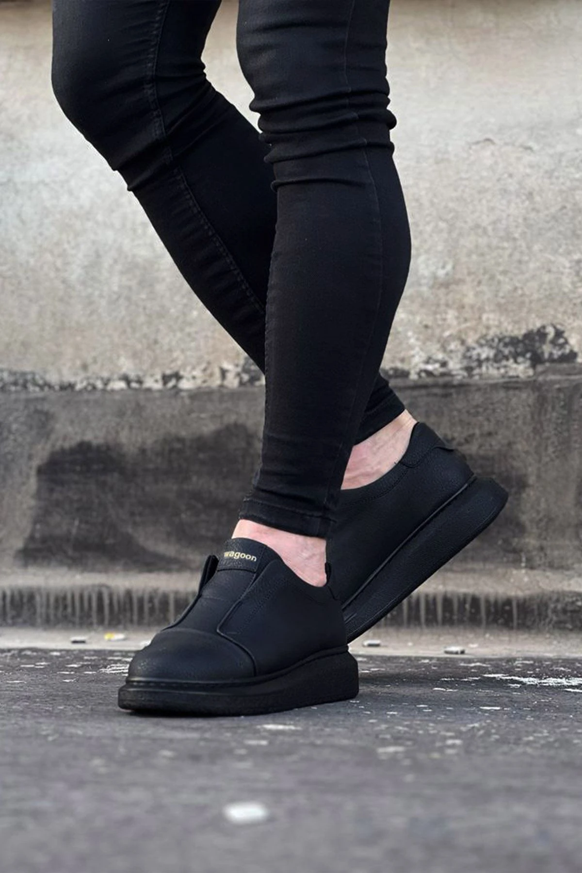 Wagoon WG023 Kömür Günlük Casual Erkek Ayakkabı