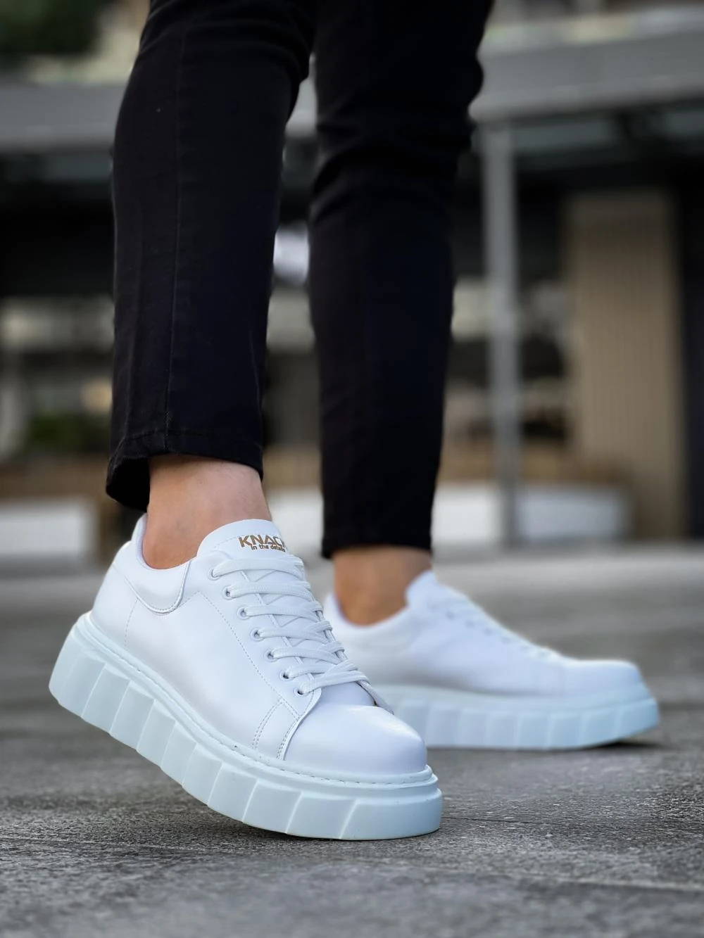 Knack Yüksek Taban Günlük  Ayakkabı 144  Beyaz