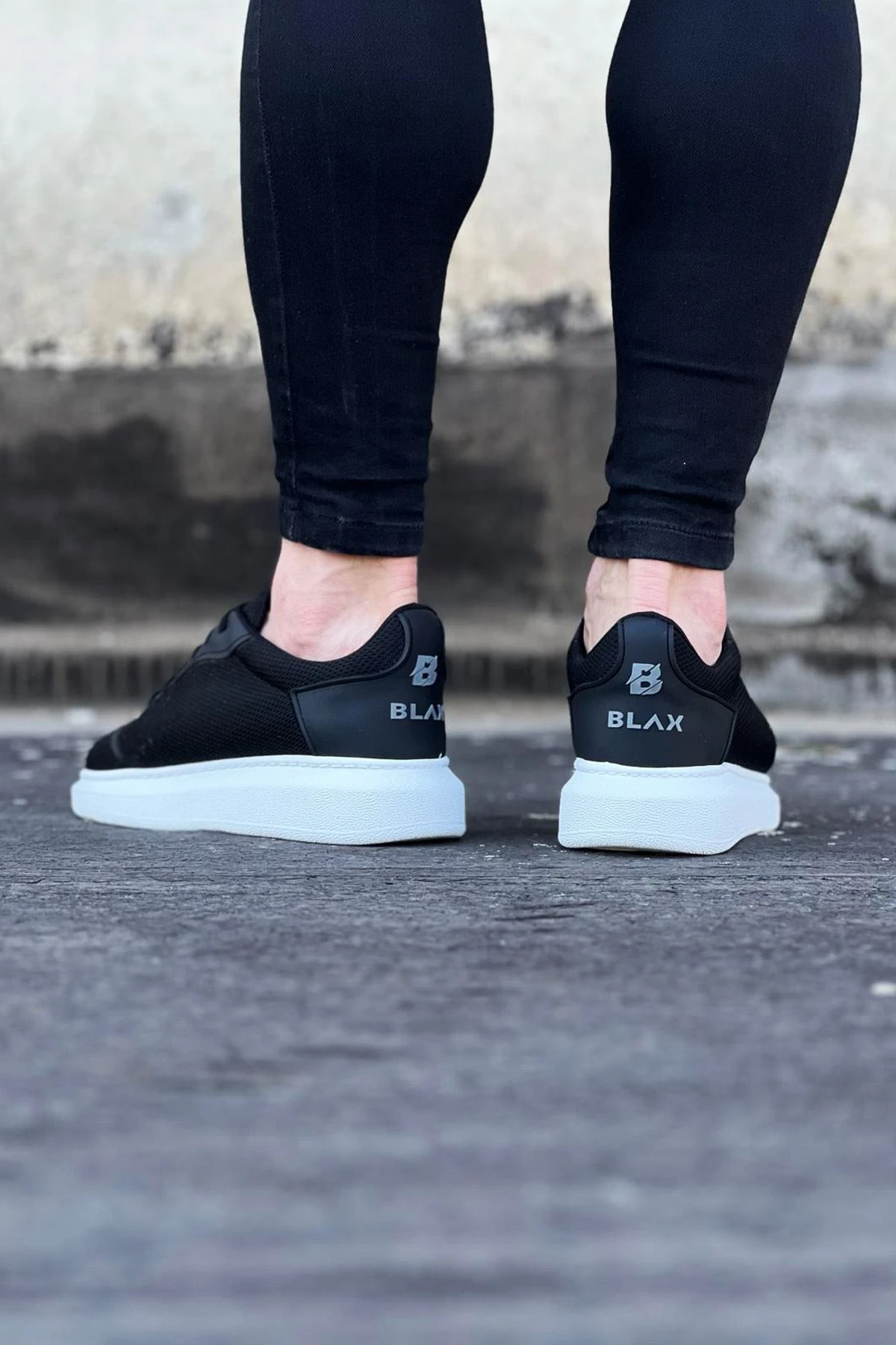 Wagoon WG019 Siyah Triko Erkek Casual Ayakkabı