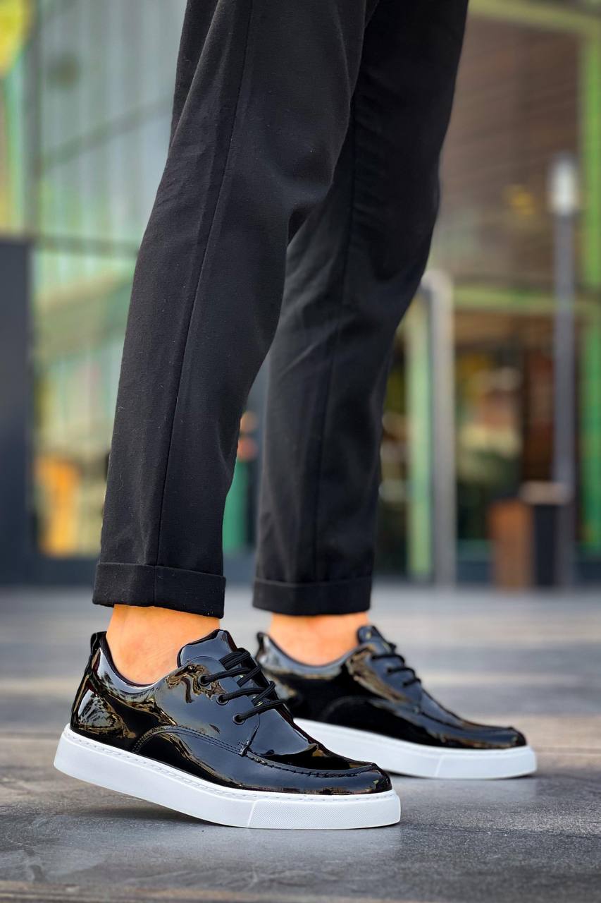 KB-X5 Kuback Siyah Rugan Günlük Erkek Ayakkabı