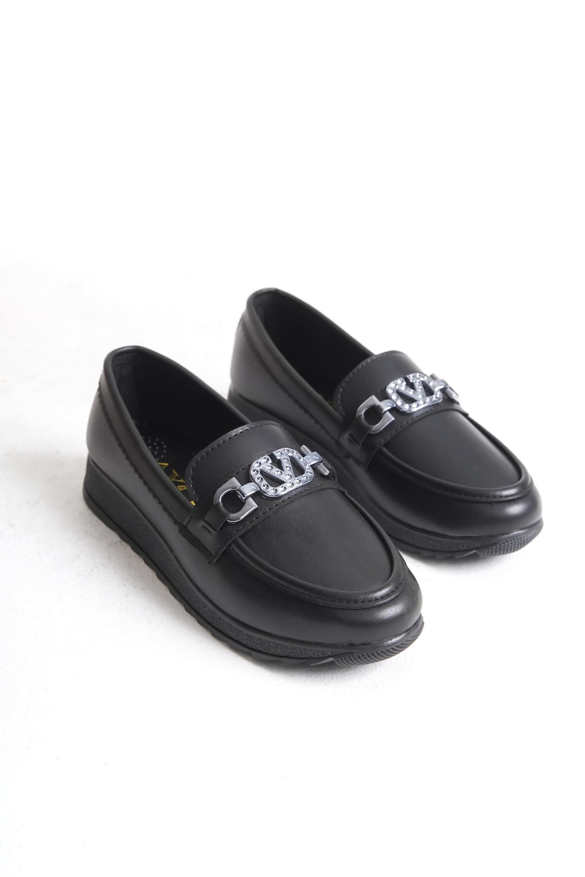 ANNA Ortopedik Rahat Taban Toka Detaylı Klasik Kadın Babet Anne Ayakkabısı  ST - Siyah