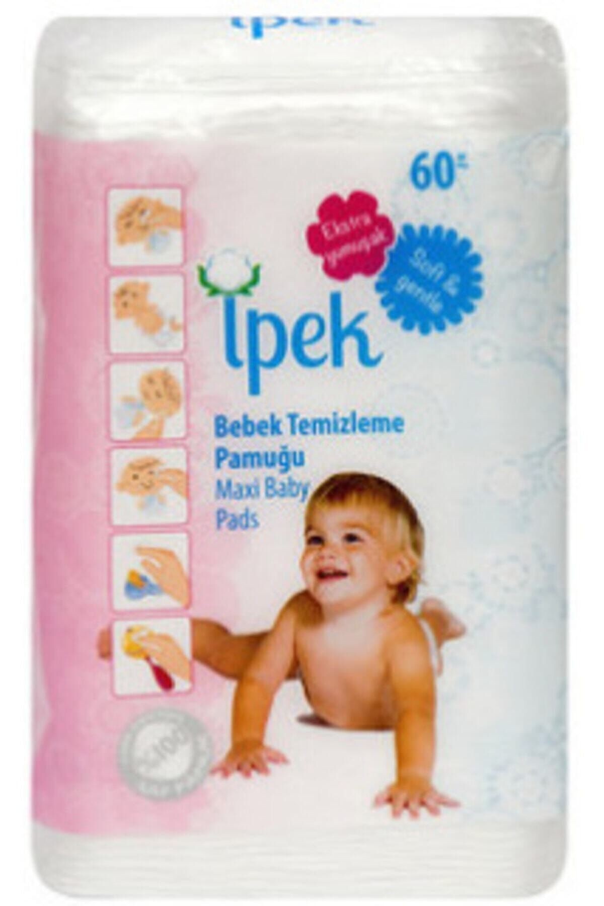 Ipek Maxi Bebek Temizleme Pamugu 60 Li 4 Adet