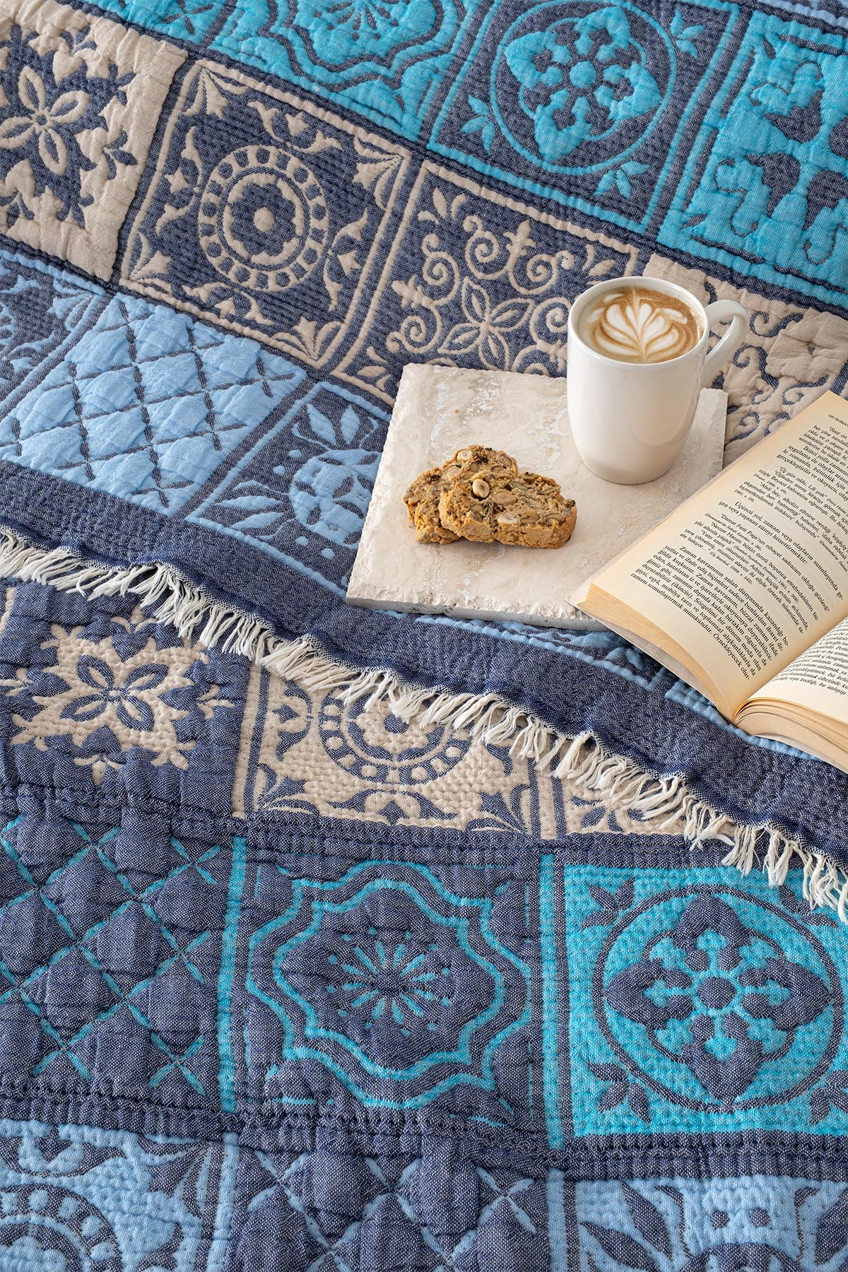 PATCHWORK MÜSLİN YORGAN