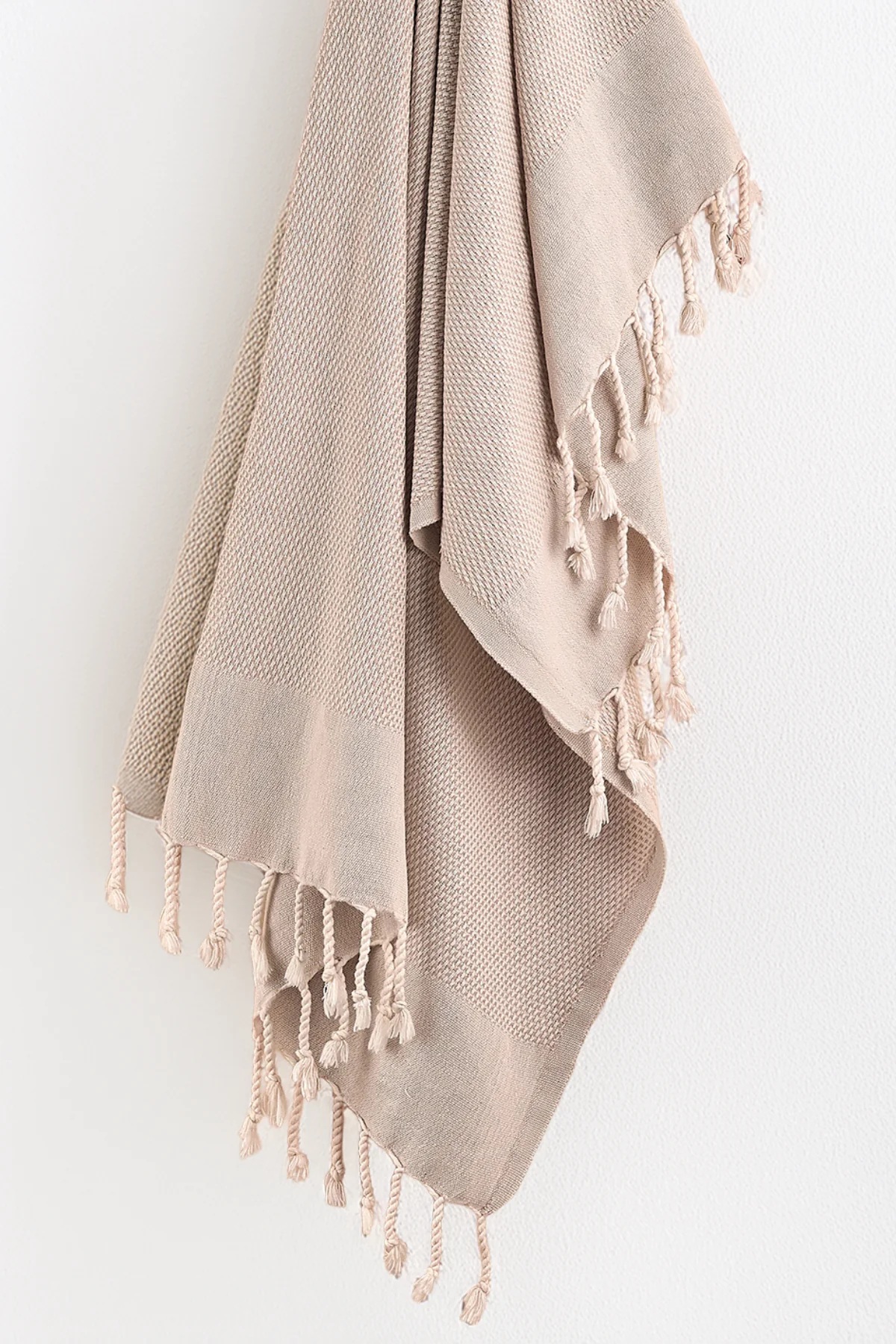 RETRO PEŞKİR PEŞTEMAL SETİ - BEJ