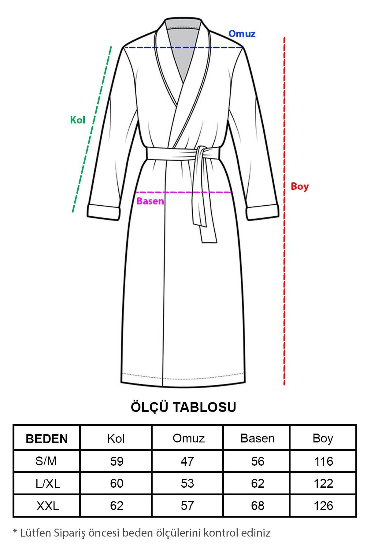 UNISEX SOHO PİKE BORNOZ (OUTLET)