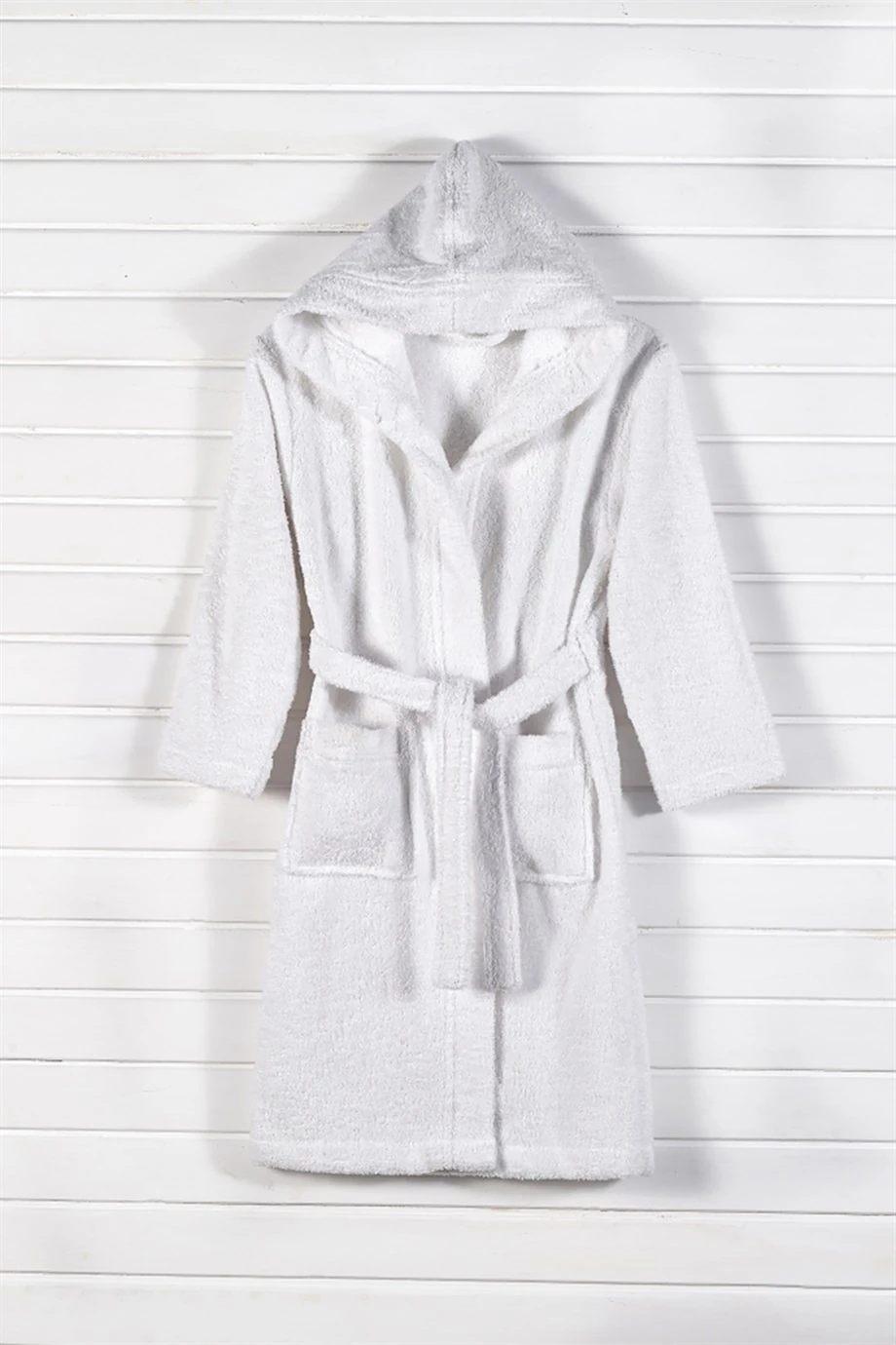 BASIC BEBEK BORNOZ - BEYAZ