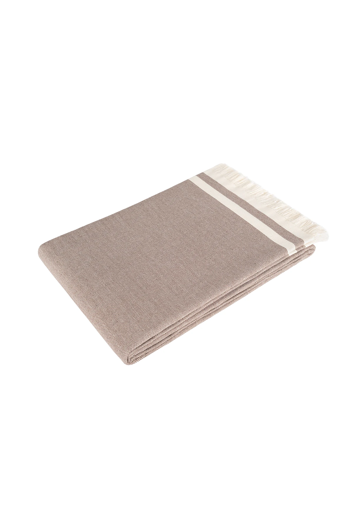 ALİNDA KOLTUK ÖRTÜSÜ - KAHVERENGI