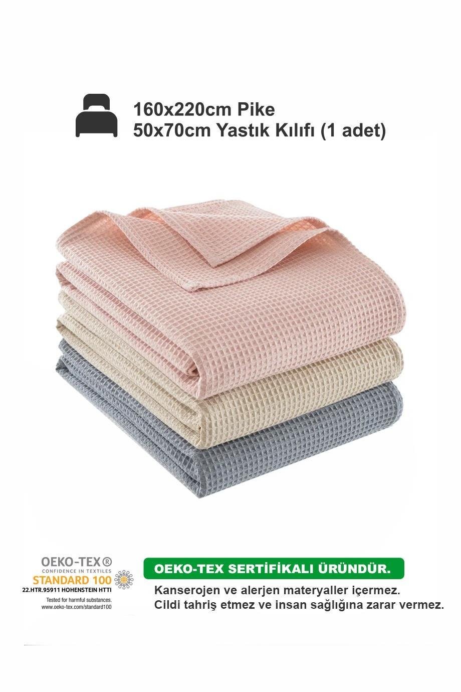 WAFFLE TEK KİŞİLİK PİKE SETİ (OUTLET)