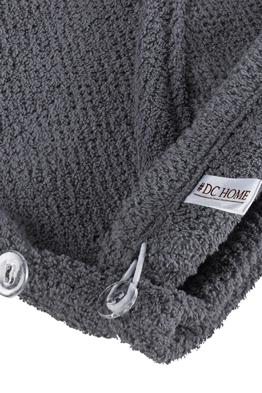 BONE 2'Lİ SAÇ HAVLUSU - GRİ