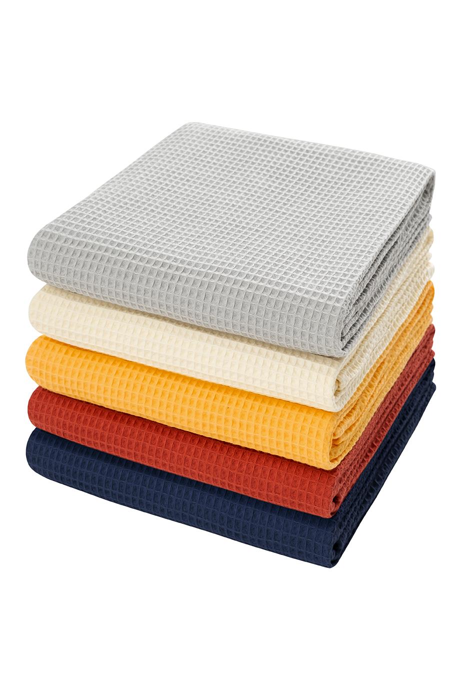 WAFFLE BANYO HAVLU SETİ - GRİ