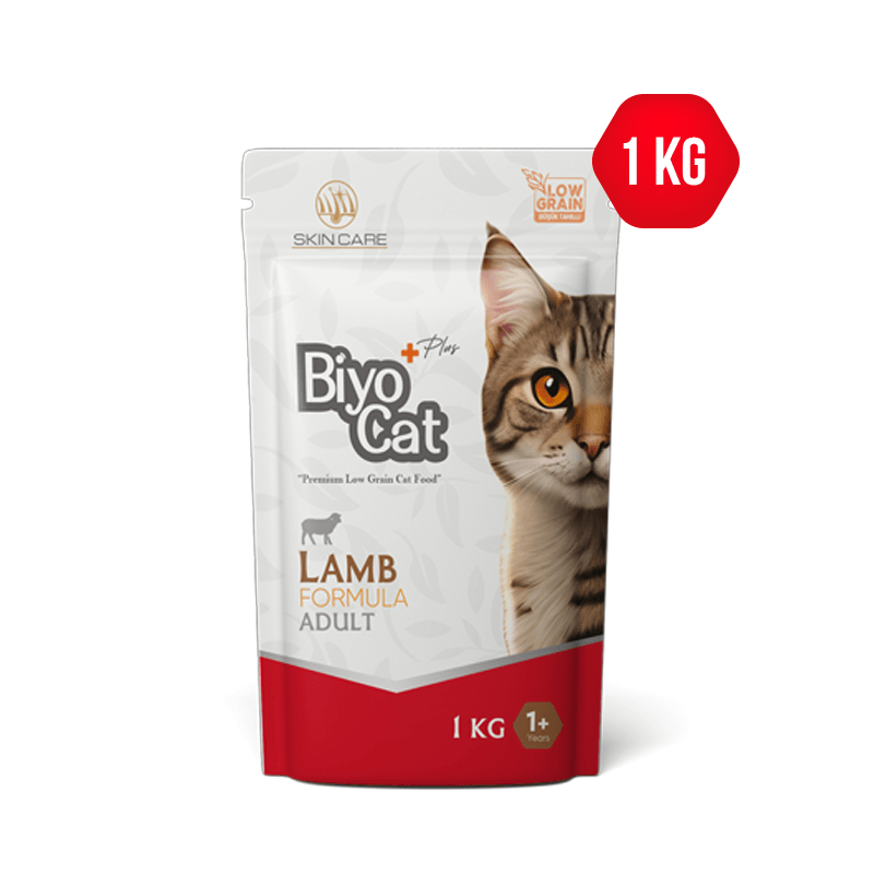 Biyocat Plus Kuzu Etli Yetişkin Kedi Maması 1 kg