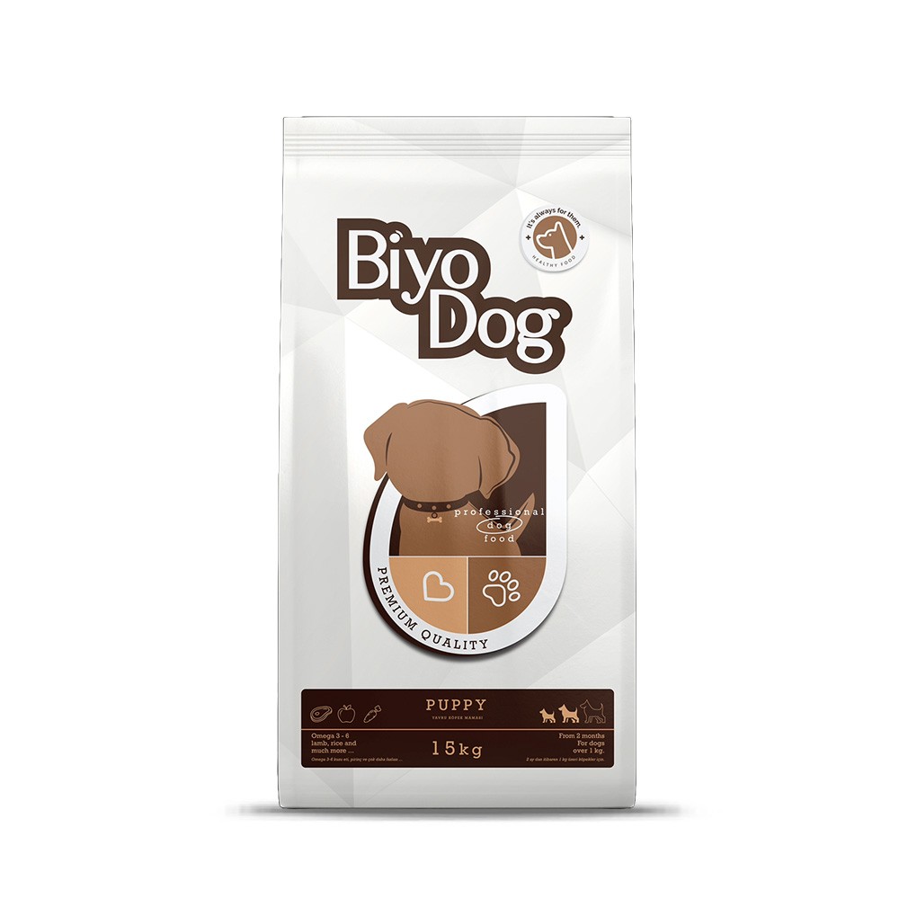 Biyodog Puppy Kuzu Etli Yavru Köpek Maması 15 kg