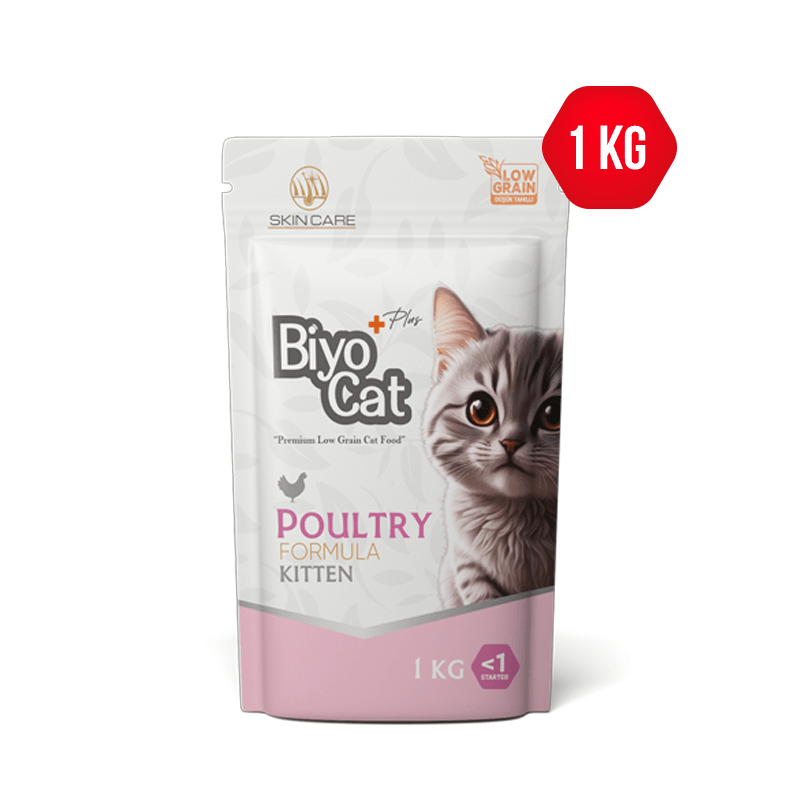 Biyocat Plus Kitten Kümes Hayvanlı Yavru Kedi Maması 1 kg