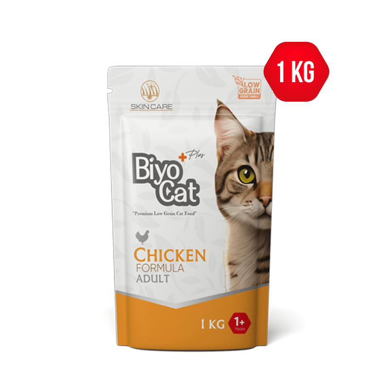 Biyocat Plus Tavuklu Yetişkin Kedi Maması 1 kg