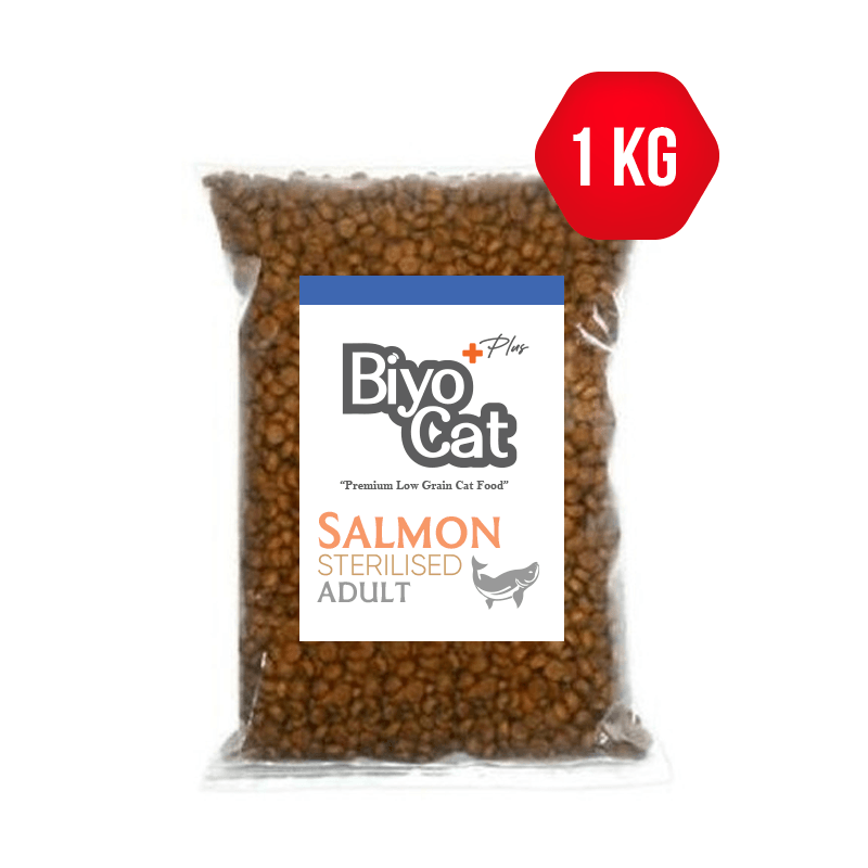 Biyocat Plus Somonlu Kısır Yetişkin Kedi Maması 1 kg