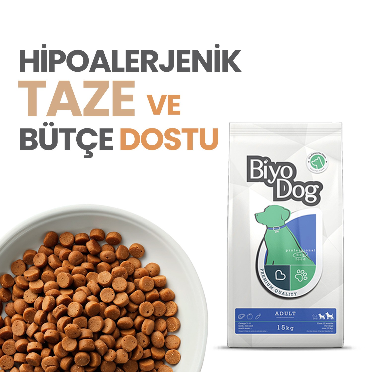 Biyodog Kuzu Etli Yetişkin Köpek Maması Eco 15 kg