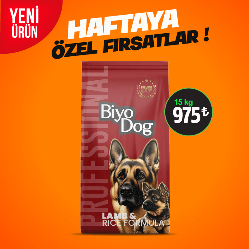 Biyodog Profesyonel Kuzu Etli Universal Köpek Maması 15 kg