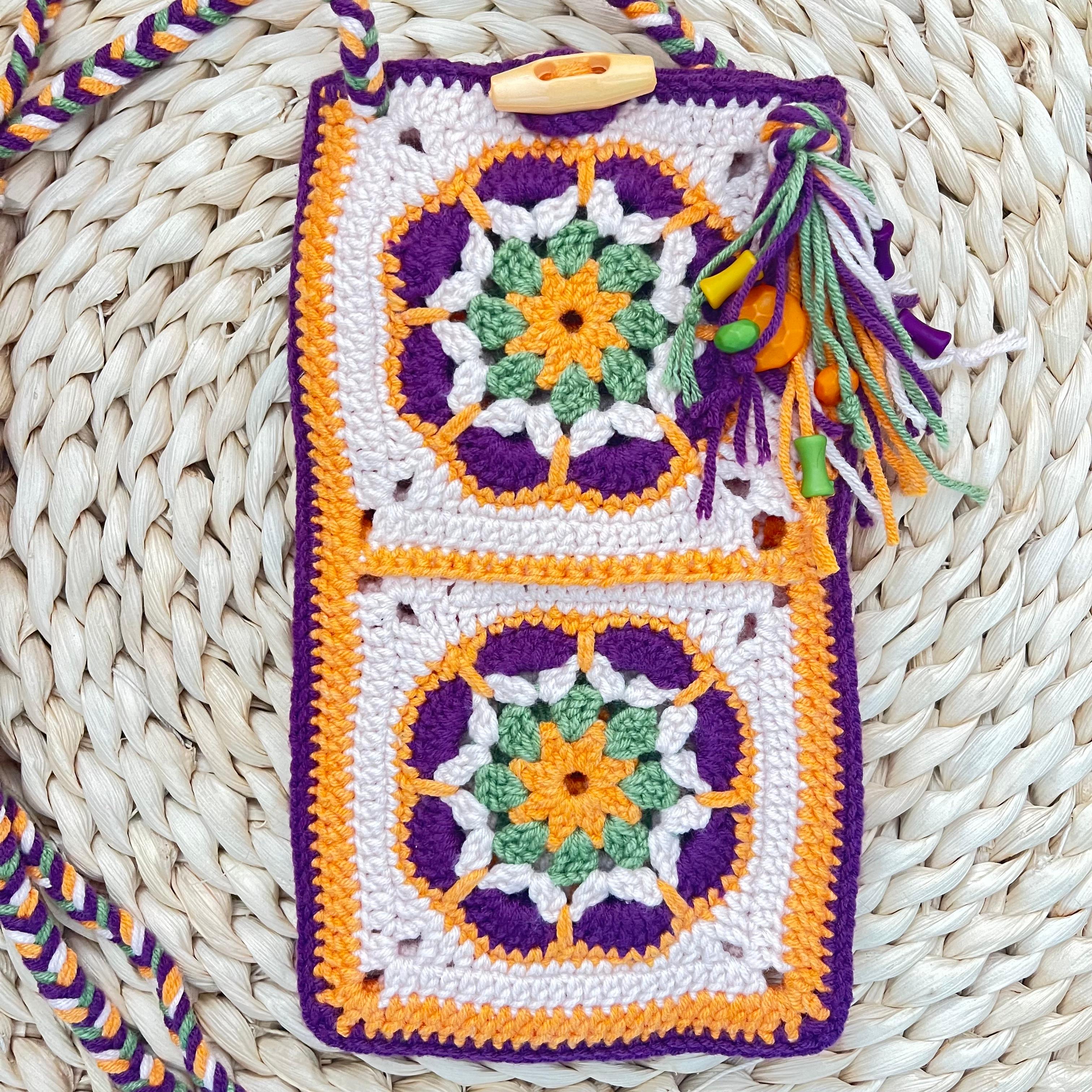 El Örgüsü Kadın Telefon Çantası