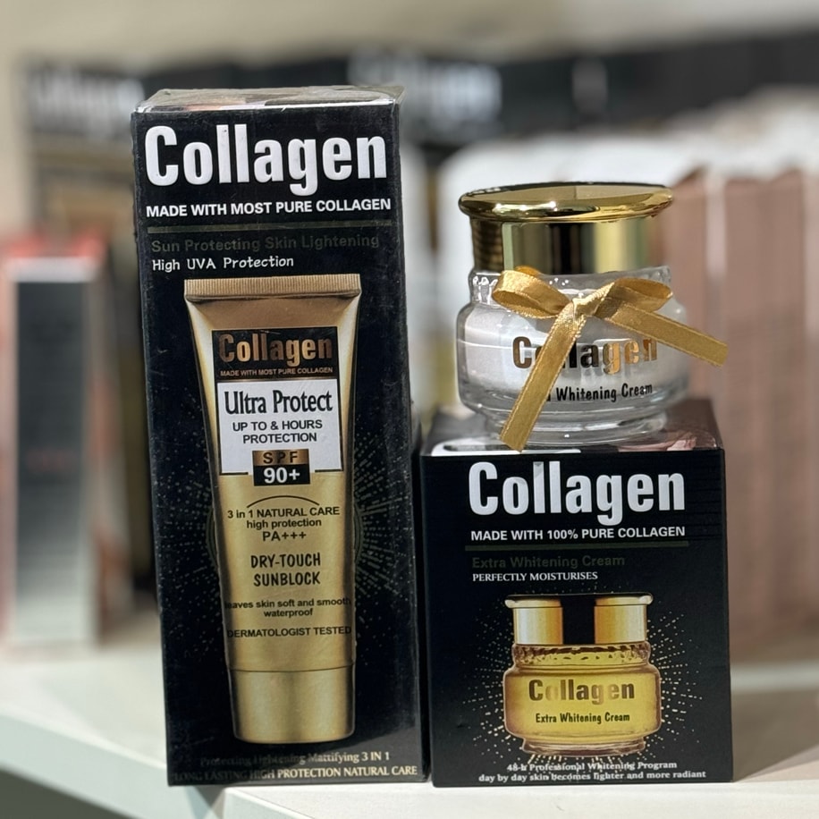 Kolajen Set ( Güneş Kremi 90 SPF + Bakım Kremi )