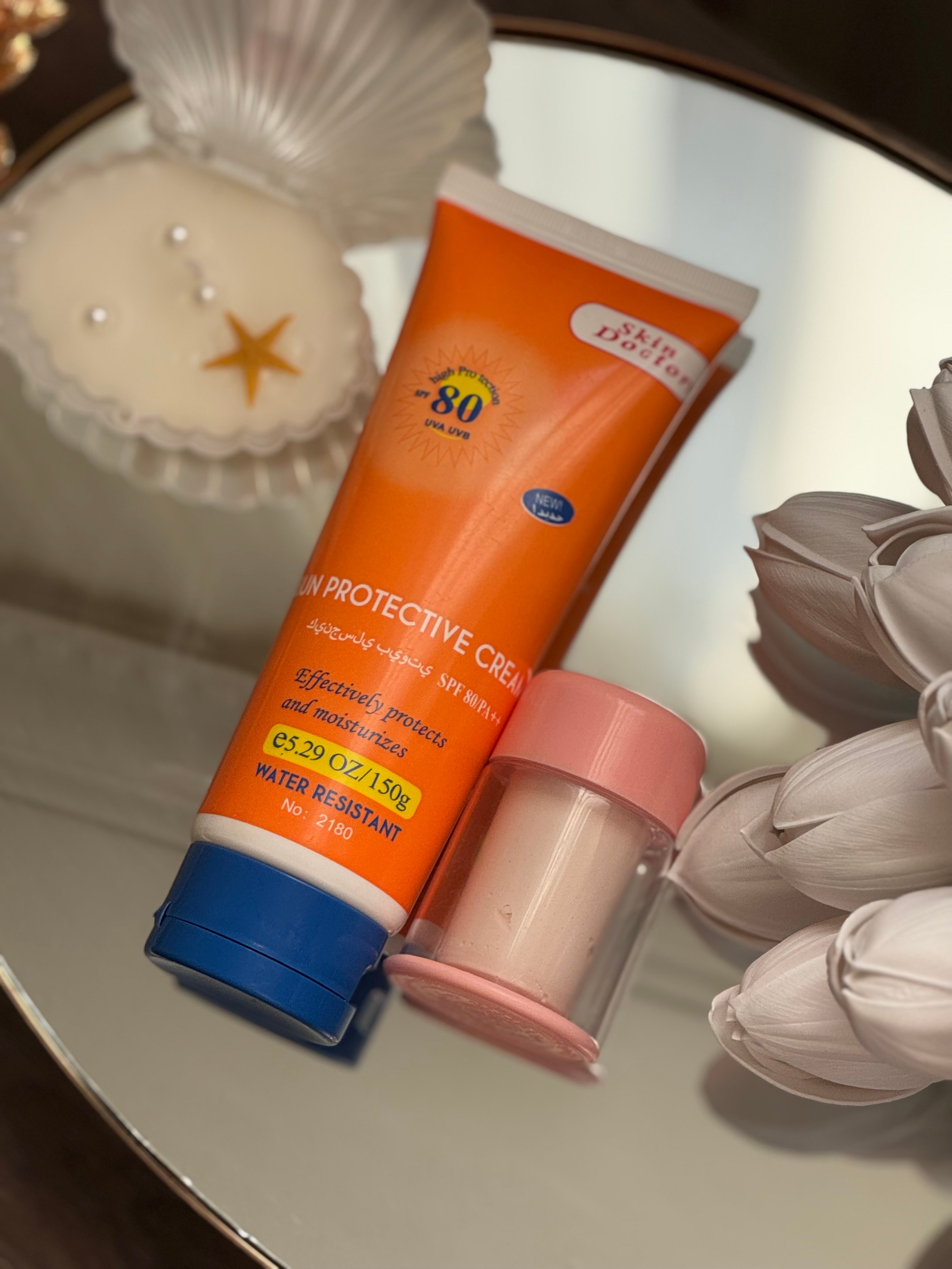 Set : Beyazlatıcı krem + Güneş kremi